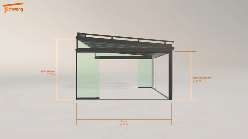 #DE Schweng Terrassenüberdachung S400 (ID dvq25r)