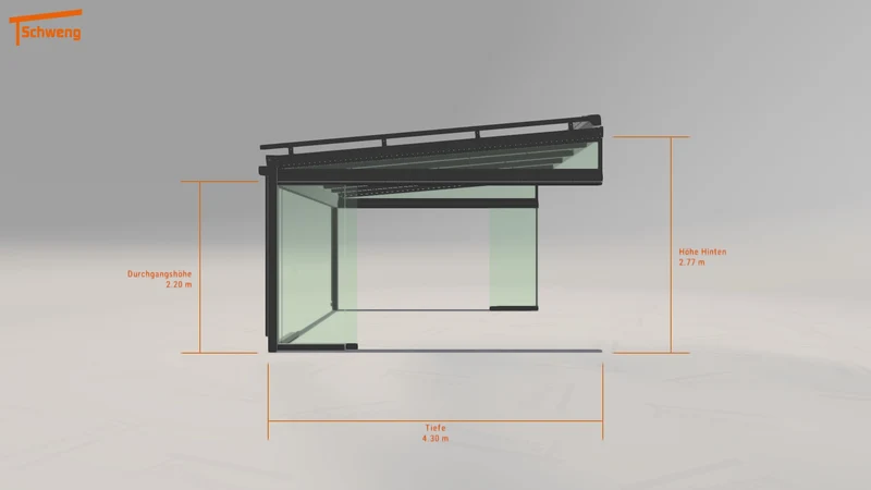 #DE Schweng Terrassenüberdachung S400 (ID dvq25r)