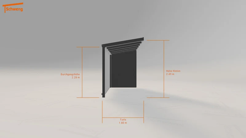 #DE Schweng Terrassenüberdachung S350 (ID pb9w9y)