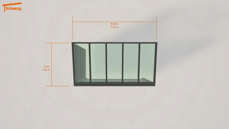 #DE Schweng Terrassenüberdachung S350 (ID pb9w9y)