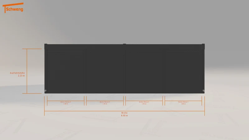 #DE Schweng Flachdachcarport C600+ (ID w32kjy) #MTG