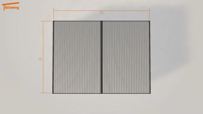#DE Schweng Flachdachcarport C600+ (ID w32kjy) #MTG