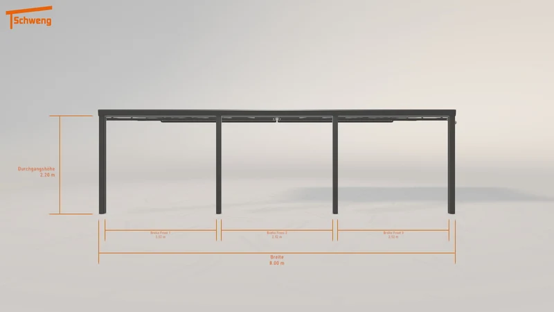 #DE Schweng Terrassenüberdachung S400 (ID 859kbr)