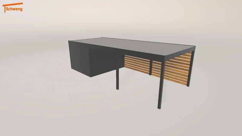 #DE Schweng Flachdachcarport C600 (ID jjpbnq) #MTG