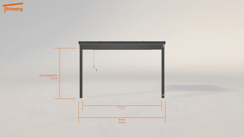 #DE Schweng Terrassenüberdachung S350 (ID w32937)