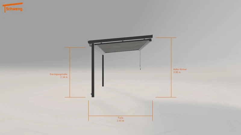 #DE Schweng Terrassenüberdachung S350 (ID w32937)