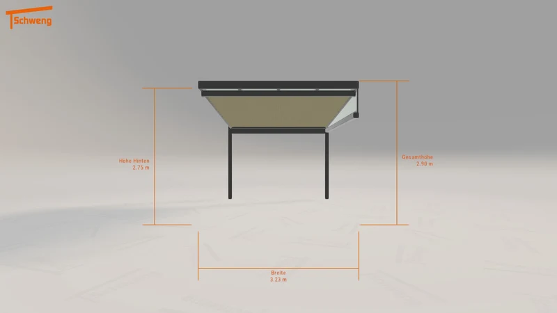 #DE Schweng Terrassenüberdachung S400 (ID g73qnp)