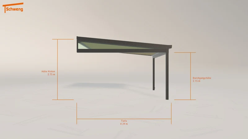 #DE Schweng Terrassenüberdachung S400 (ID g73qnp)