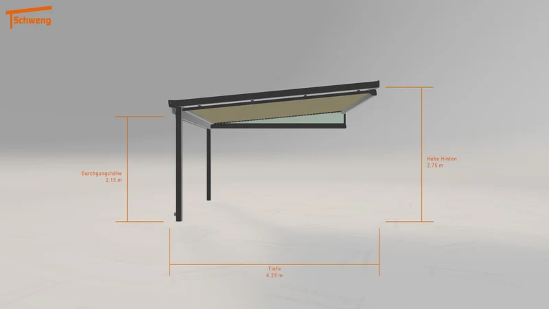 #DE Schweng Terrassenüberdachung S400 (ID g73qnp)