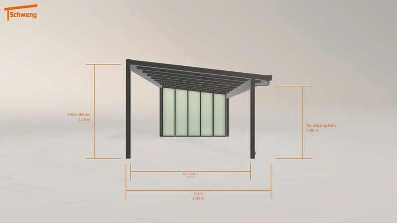 #DE Schweng Terrassenüberdachung S400 (ID dvqyyr)