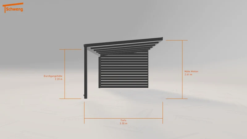 #DE Schweng Terrassenüberdachung S350 (ID 77wn7v)