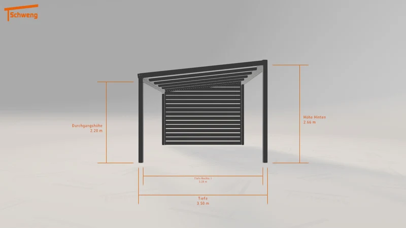 #DE Schweng Terrassenüberdachung S350 (ID 5m8pmv)