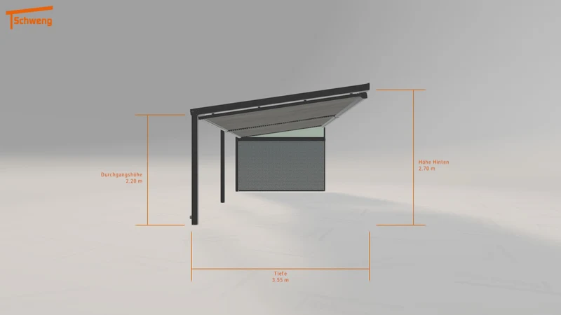 #DE Schweng Terrassenüberdachung S350 (ID 5m8bmq)