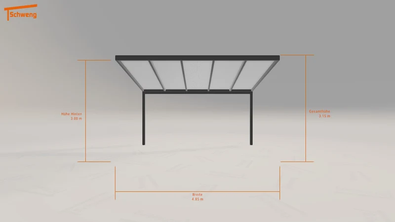 #DE Schweng Pultdachcarport S350 (ID 9wyk7q) #MTG