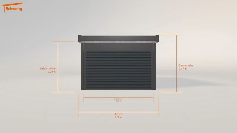 #DE Schweng Flachdachcarport C600 (ID 42xmw5) #MTG