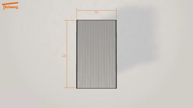 #DE Schweng Flachdachcarport C600 (ID 42xmw5) #MTG