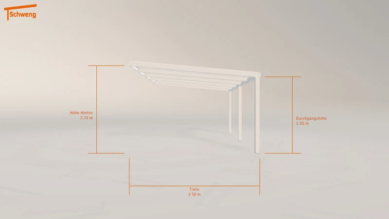 #DE Schweng Terrassenüberdachung S350 (ID 2q5pkd)