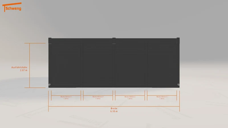 #DE Schweng Flachdachcarport C600 (ID dvqy87) #MTG