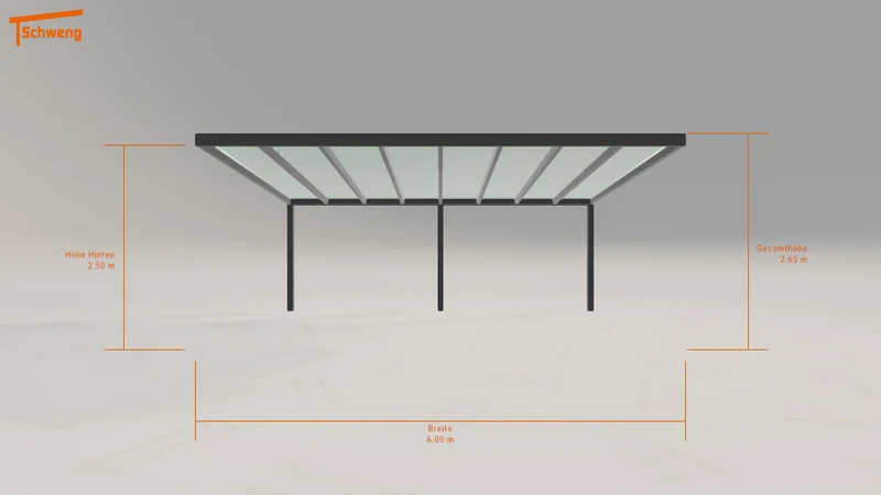 #DE Schweng Terrassenüberdachung S400 (ID ygy9zz)