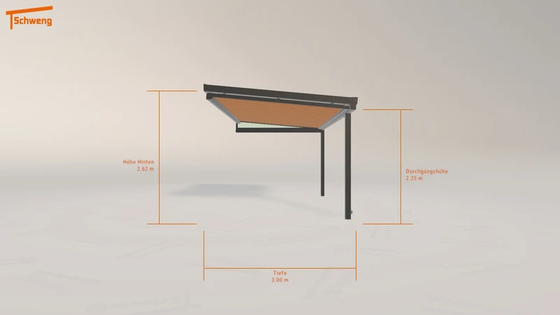#DE Schweng Terrassenüberdachung S400 (ID 2q5ymb)