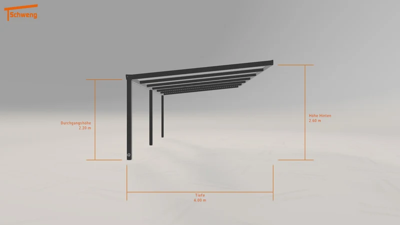 #DE Schweng Terrassenüberdachung S400 (ID ygyj7p)