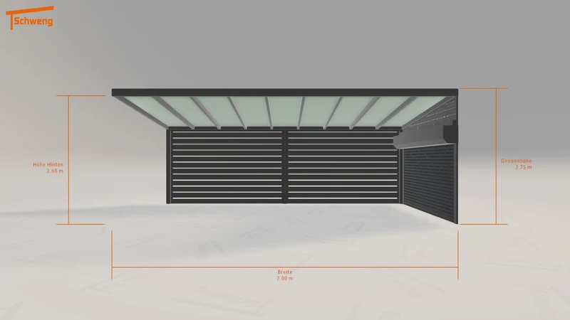 #DE Schweng Pultdachcarport S350 (ID 337jnn) #MTG