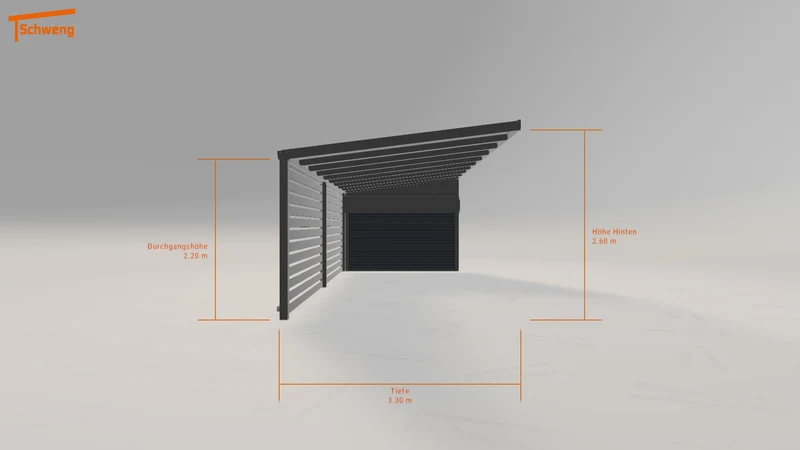 #DE Schweng Pultdachcarport S350 (ID 337jnn) #MTG