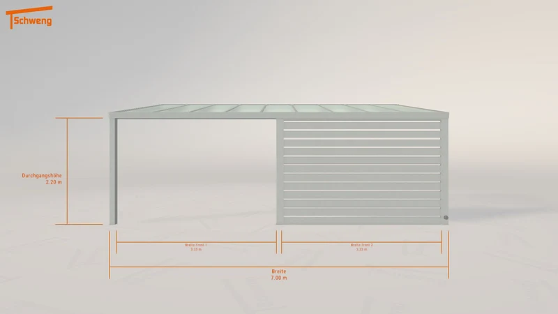#DE Schweng Pultdachcarport S350 (ID w32xqy) #MTG