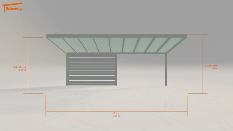 #DE Schweng Pultdachcarport S350 (ID w32xqy) #MTG