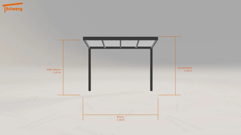 #DE Schweng Terrassenüberdachung S350 (ID 859p8r)