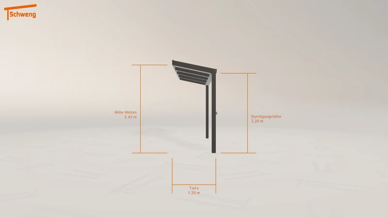 #DE Schweng Terrassenüberdachung S350 (ID 859p8r)
