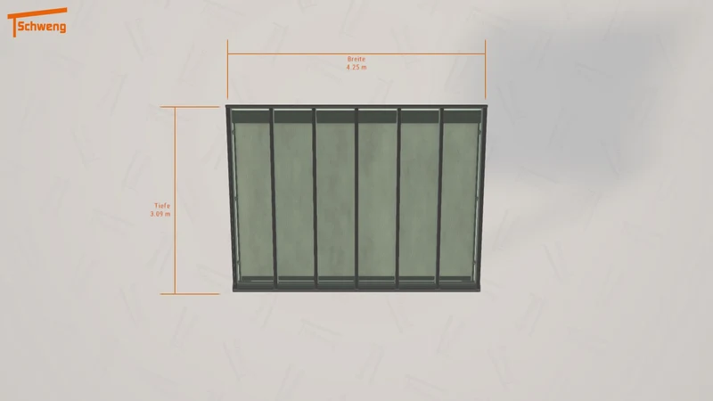 #DE Schweng Terrassenüberdachung S400 (ID mjprg4)