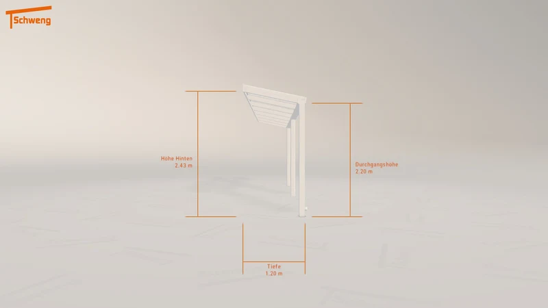 #DE Schweng Terrassenüberdachung S350 (ID n5d4mr)