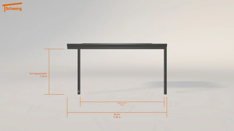 #DE Schweng Terrassenüberdachung S400 (ID 3375jg)
