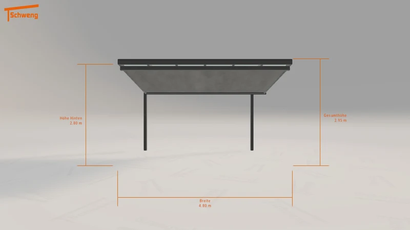 #DE Schweng Terrassenüberdachung S400 (ID 3375jg)