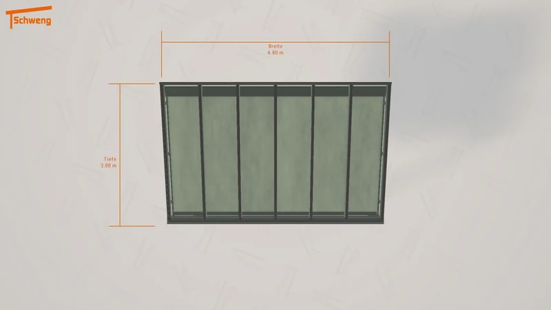 #DE Schweng Terrassenüberdachung S400 (ID 3375jg)