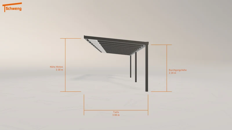 #DE Schweng Terrassenüberdachung S400 (ID bkq4p2)