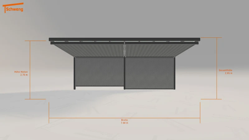 #DE Schweng Terrassenüberdachung S350 (ID w32byw)