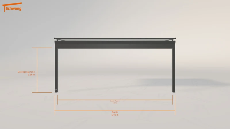 #DE Schweng Terrassenüberdachung S400 (ID zb5g8y)