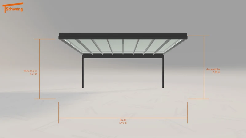 #DE Schweng Terrassenüberdachung S400 (ID zb5g8y)