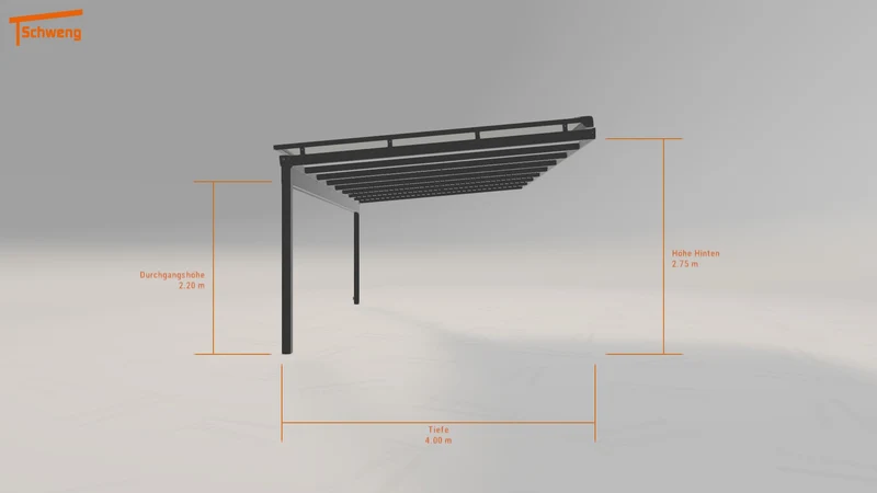 #DE Schweng Terrassenüberdachung S400 (ID zb5g8y)