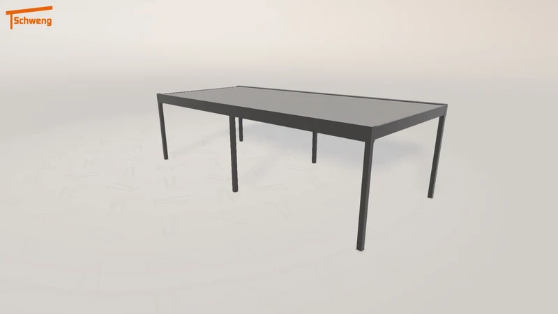 #DE Schweng Flachdachcarport C600 (ID bkqg25)
