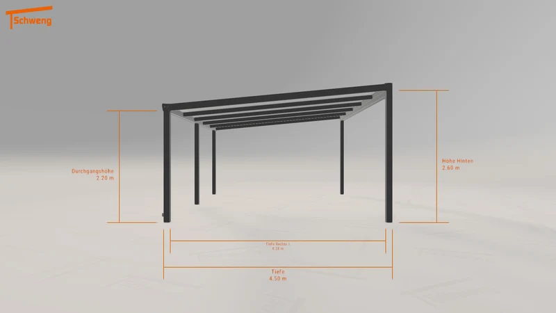 #DE Schweng Terrassenüberdachung S400 (ID rj5zjz)