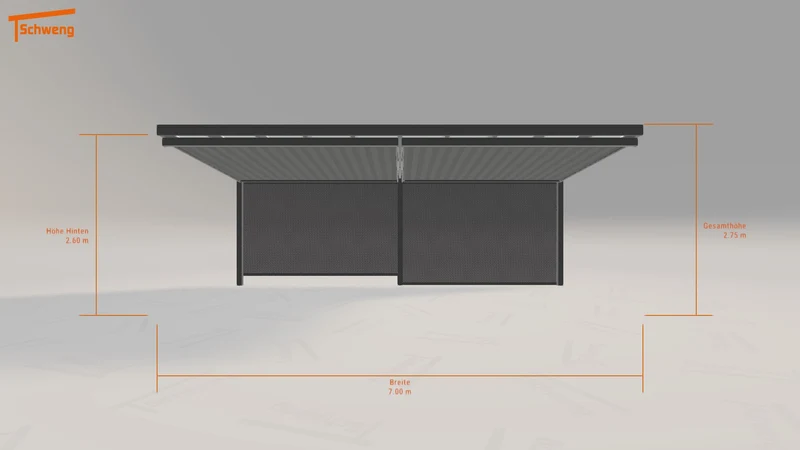 #DE Schweng Terrassenüberdachung S350 (ID w32nkj)