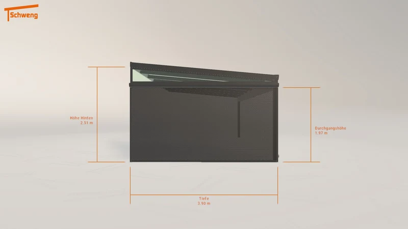 #DE Schweng Terrassenüberdachung S400 (ID 5m8wv3)
