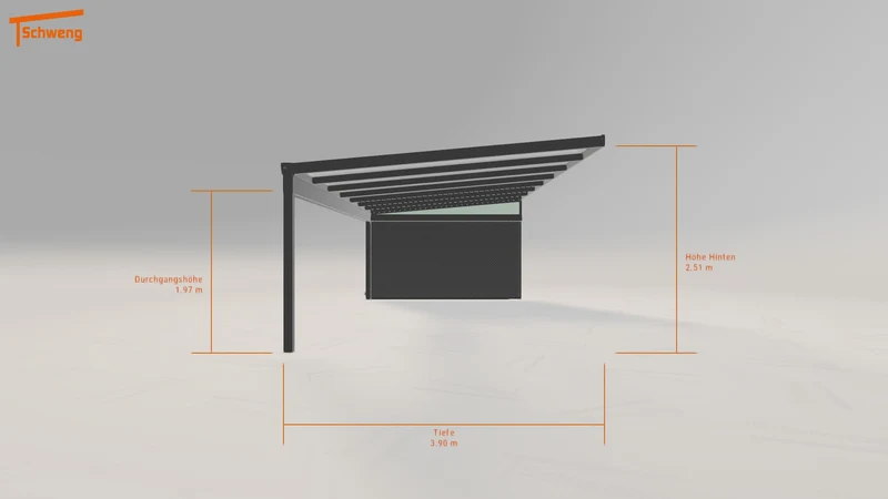 #DE Schweng Terrassenüberdachung S400 (ID 5m8wv3)