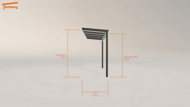 #DE Schweng Terrassenüberdachung S400 (ID w32xrb)
