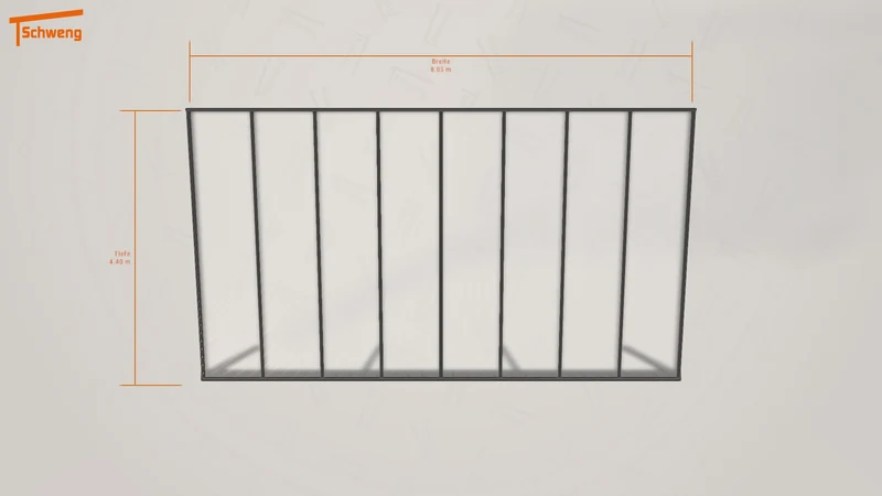 #DE Schweng Pultdachcarport S400 (ID 859pr7)