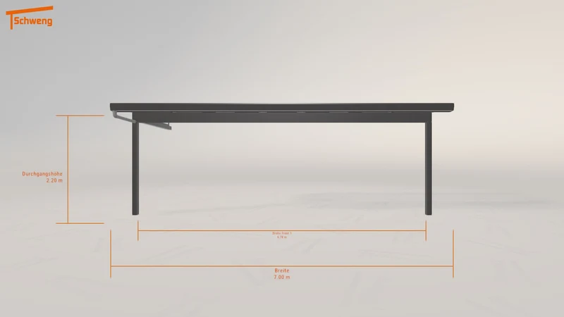 #DE Schweng Terrassenüberdachung S400 (ID dvqnwm)