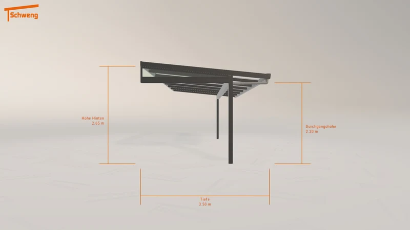 #DE Schweng Terrassenüberdachung S400 (ID dvqnwm)